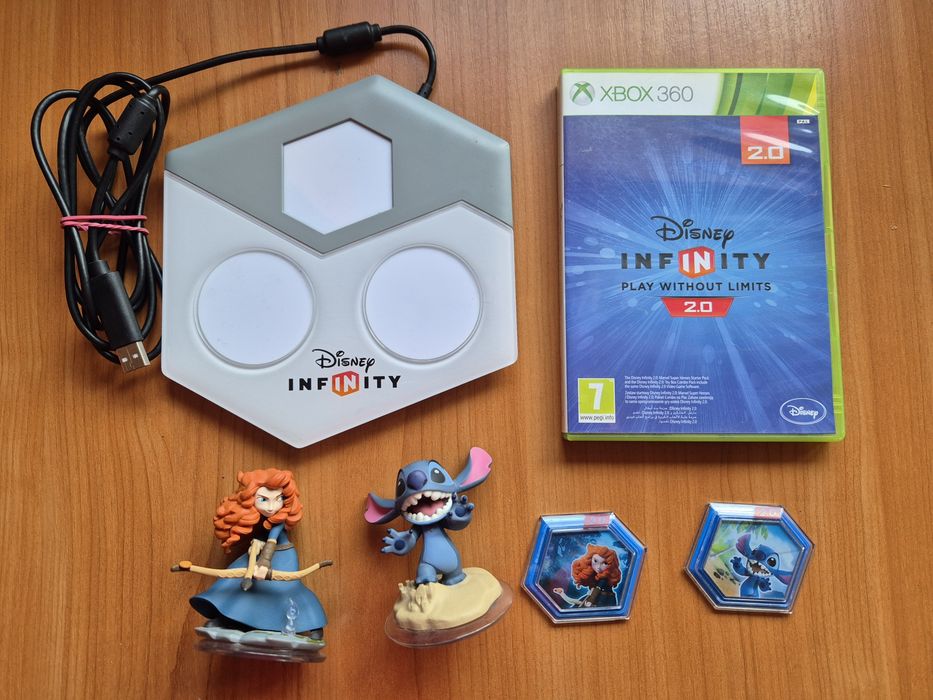 Disney Infinity 2.0 xbox 360 (Stitch i Merida Waleczna)