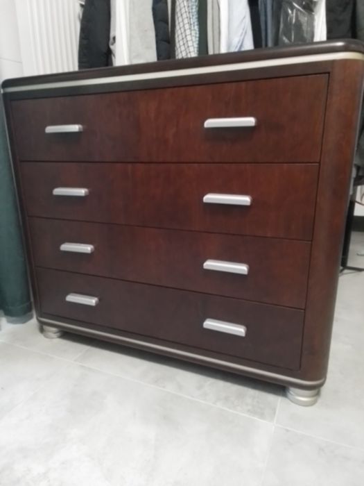 Komoda drewniana venge 4 szuflady