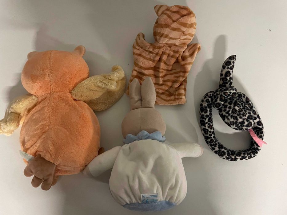 5 Peluches como novos