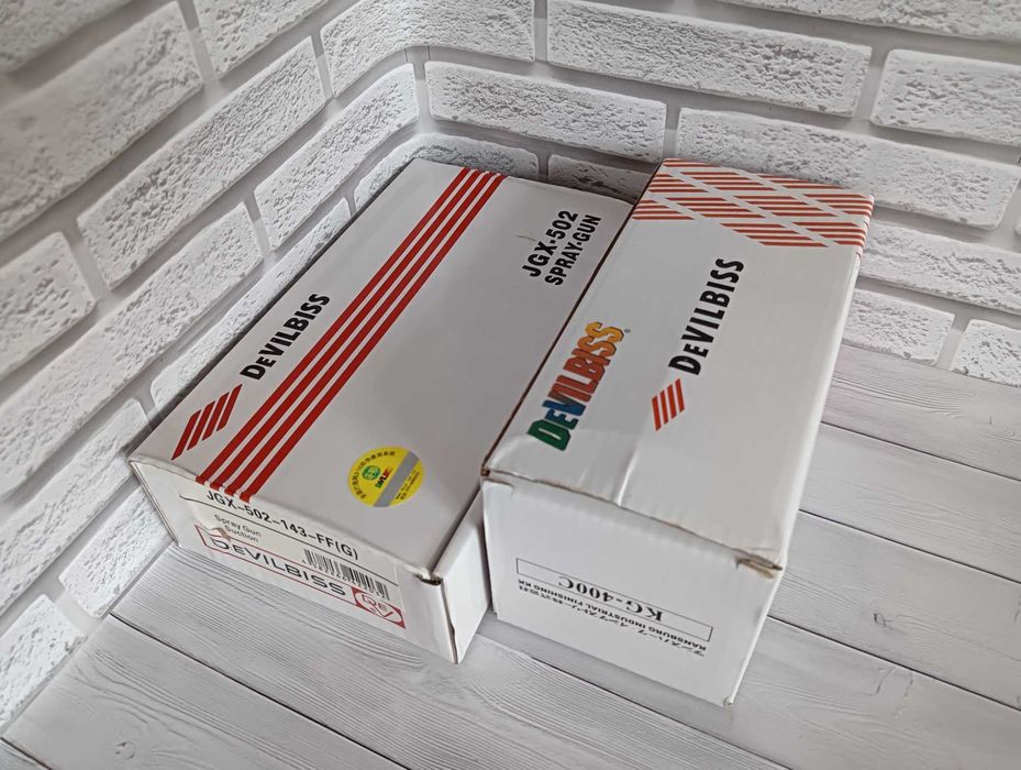 Новий краскопульт DeVIL BISS JGX 502 made in japan дюза 1,4