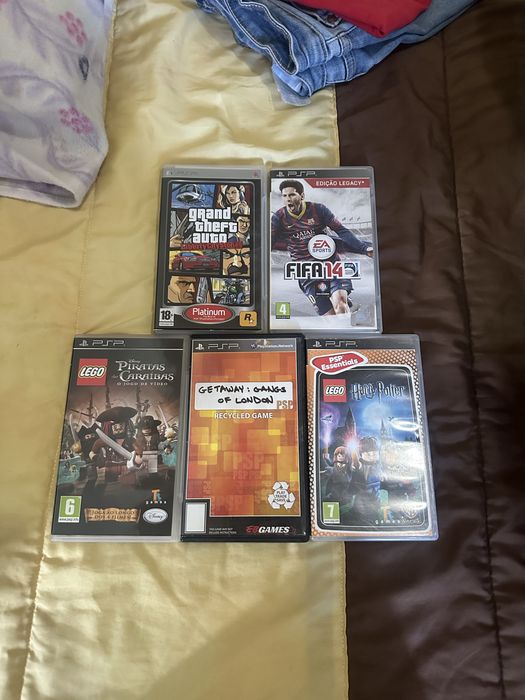 Jogos PSP,  PS2 e PS3