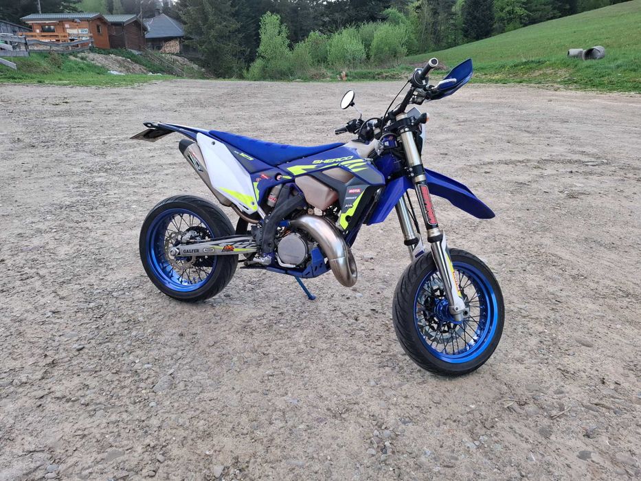 Sherco 125 Supermoto 2t  koła SM i Enduro  kat. A1/B
