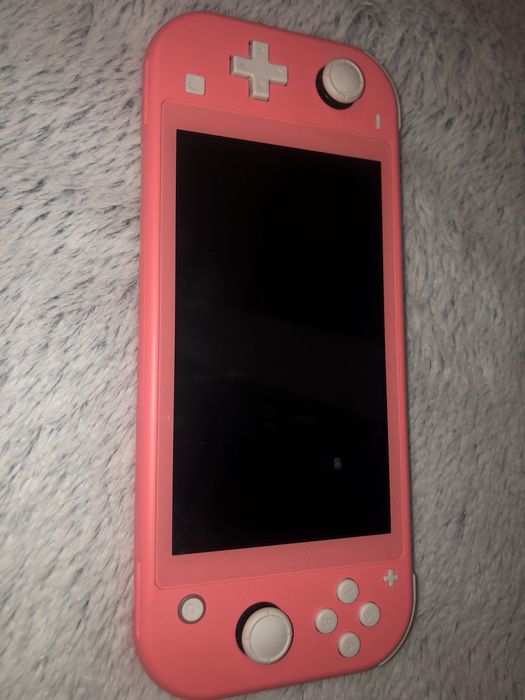 nintendo switch lite różowe