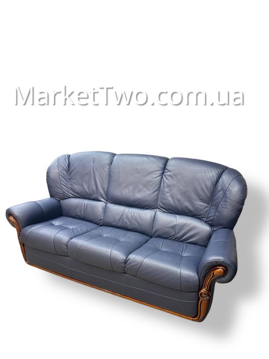 Шкіряний гарнітур Alberto Nieri: диван + 2 крісла (250301)