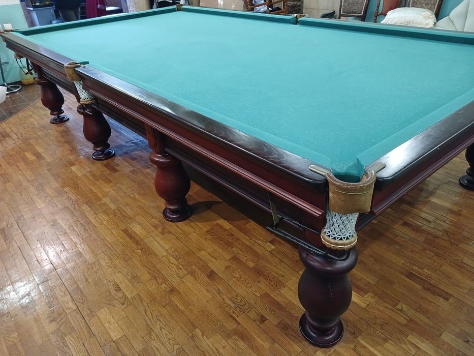 Більярдний стіл 12 фут камінь більярд стол шари сукно кий ткань полка
