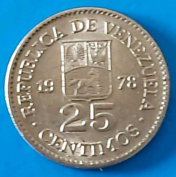 25 Cêntimos de 1978 da Venezuela