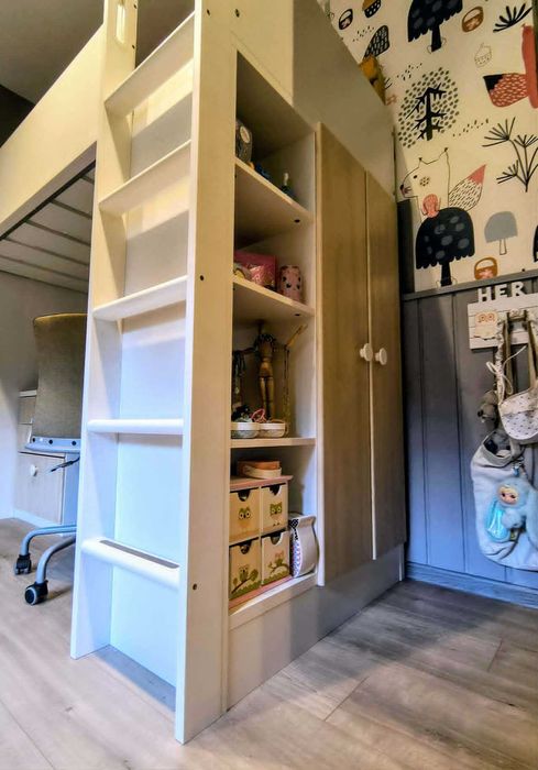 Łóżko piętrowe IKEA Smastad używane