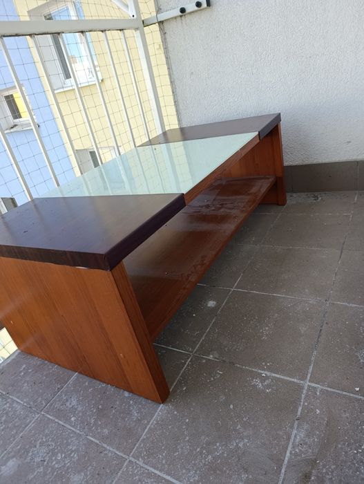 Stolik kawowy i fotel