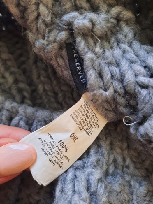 Damski, szary beret RESERVED