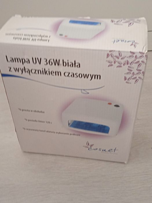 Lampa UV 36W biała z wyłącznikiem czasowym