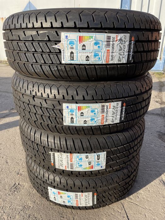 Opony Nowe Hankook 205/60r16C 100/98T Radial RA14 - 4 sztuki