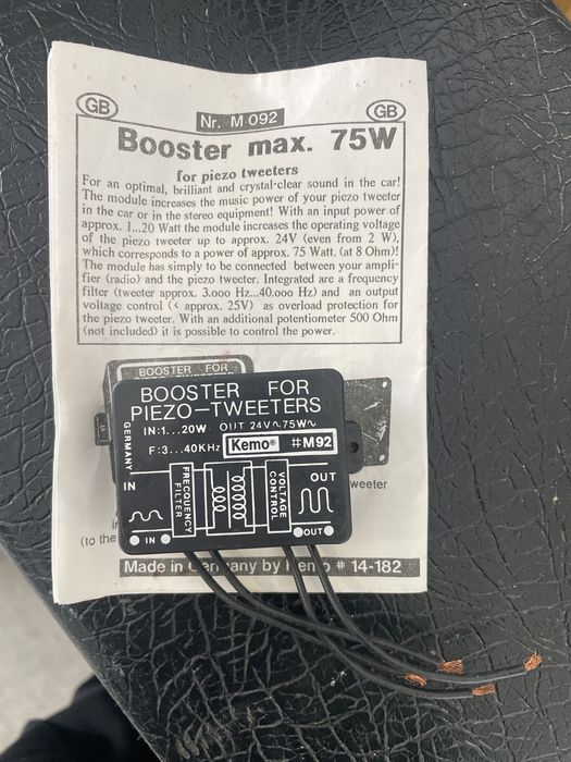 Amplificador booster 75W