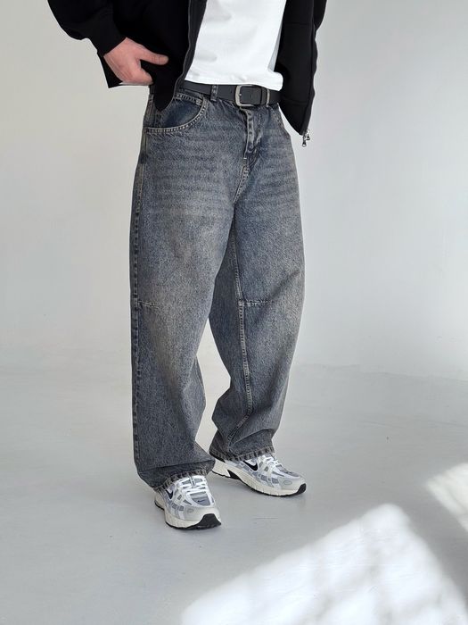 Джинси чоловічі широкі baggy jeans vintage, штани баггі | Джинсы багги мужские широкие Джынсы беги 90 х реп ск8 Штаны rap pants sk8 y2k | Розмір L