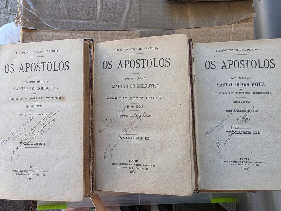 Livro Antigo (1889) "Os Apostolos"