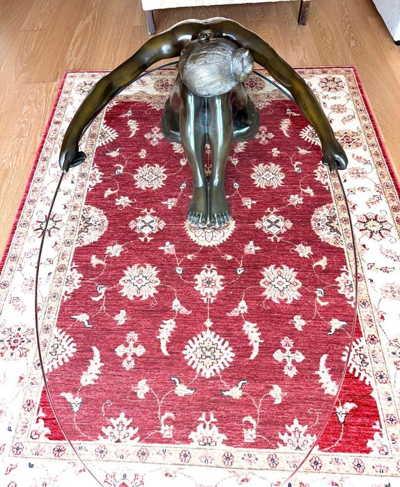 Tapete Pérsis feito à mão no Afeganistão