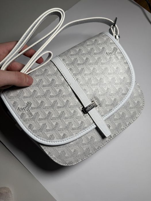 biała torba Goyard