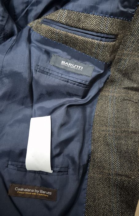 BARUTTI roz. 27 XL męski blazer wełna + kaszmir super stan