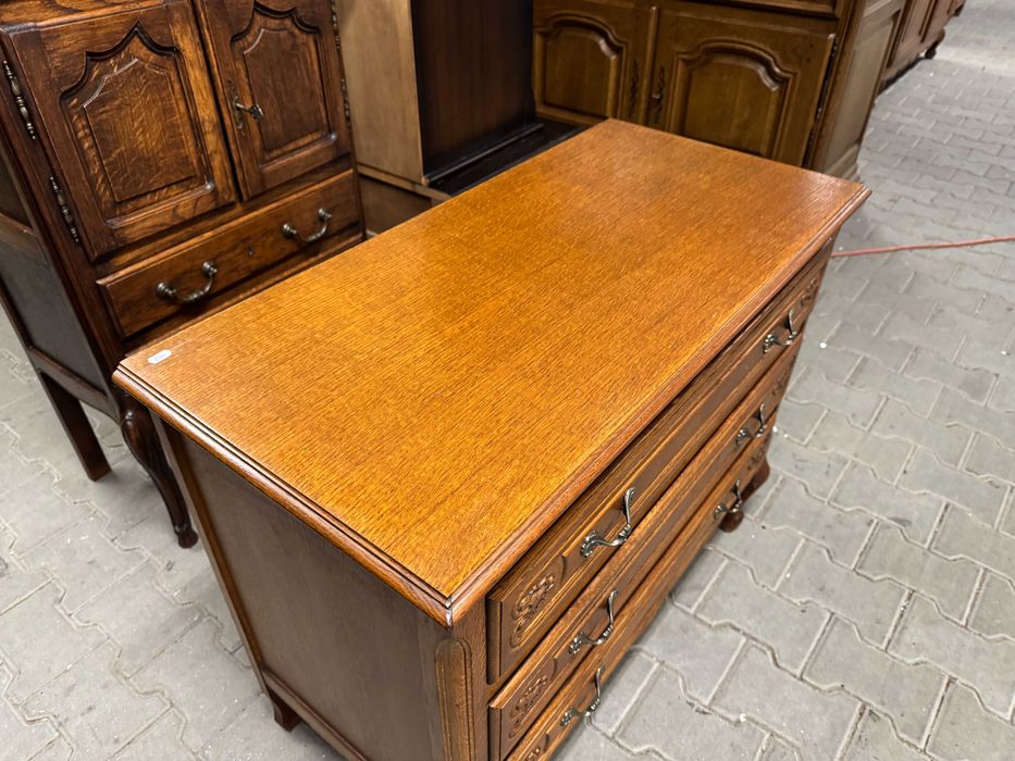 Komoda drewniana w stylu ludwikowskim komoda Ludwik komoda dębowa