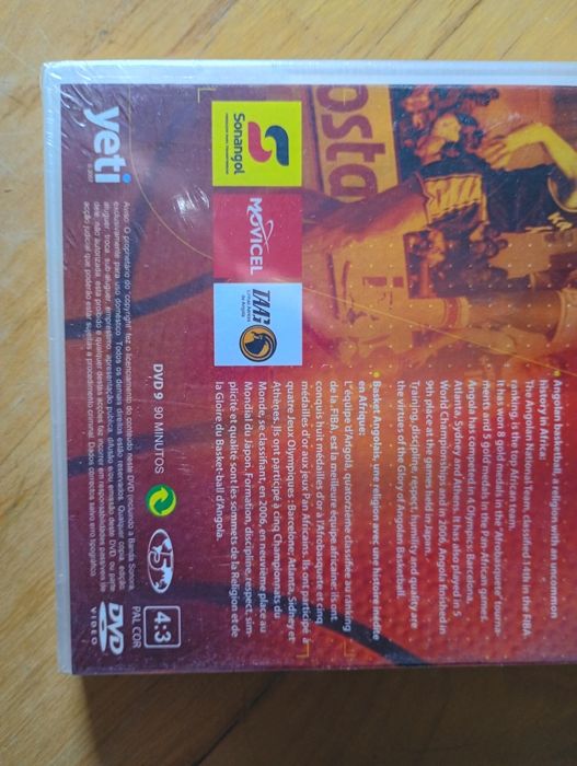 Basquetebol Angola uma religião DVD raro