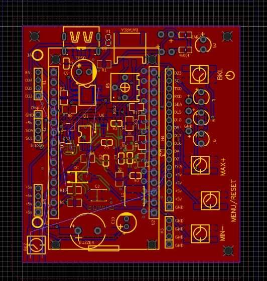 Projekt PCB do Arduino/ESP32 – EasyEDA – 2D/3D wizualizacja