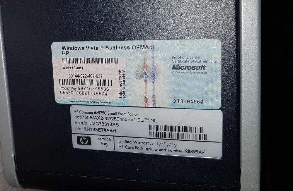 Komputer Stacjonarny HP, monitor GRATIS