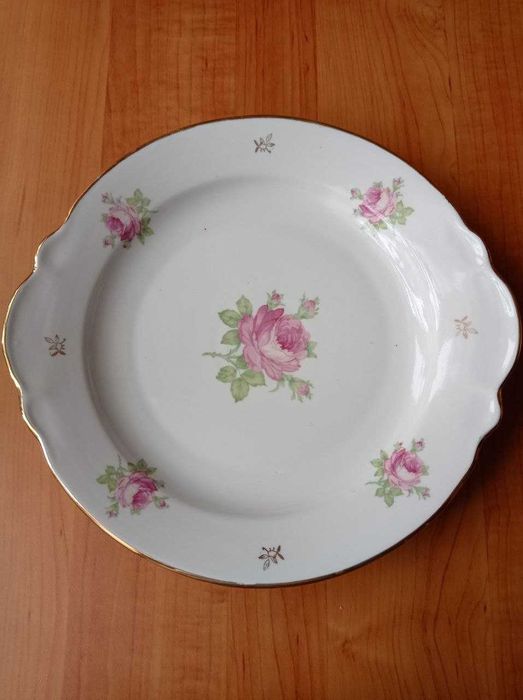 Фарфорове блюдо троянда