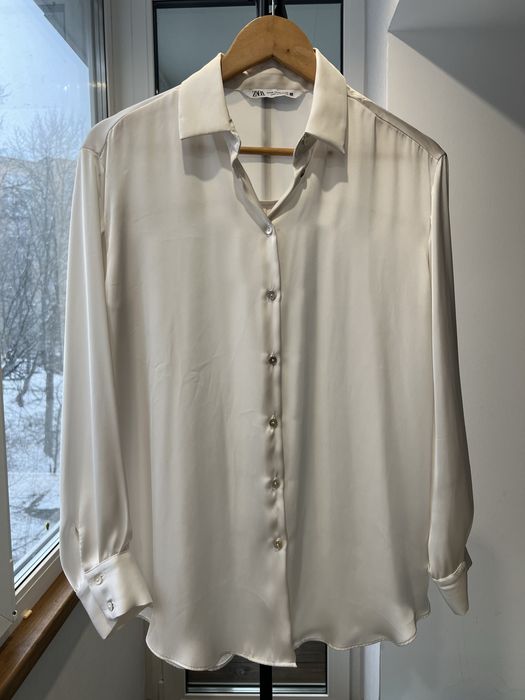 Біла сорочка блуза Zara