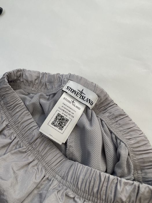 штани stone island nylon pants gray