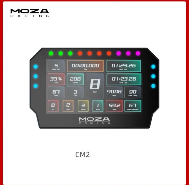 Moza CM2 Digital Dash Геймерський дисплей/приборка