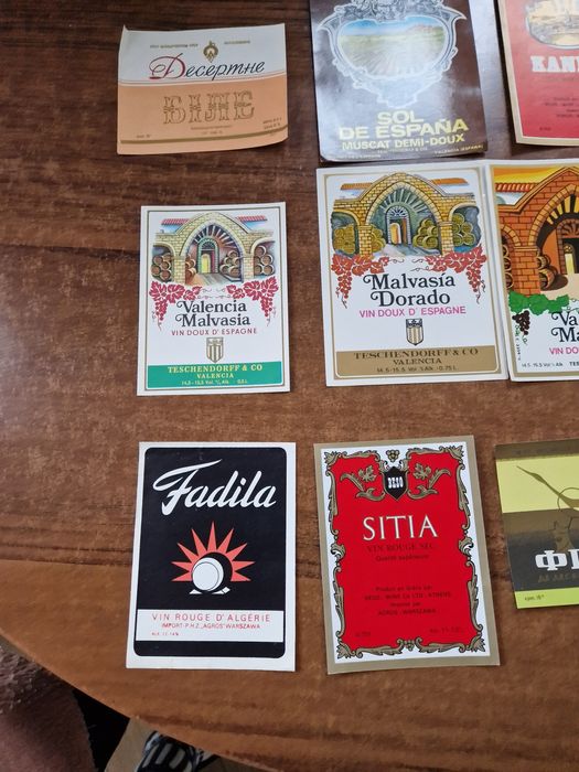 Etykiety na wino