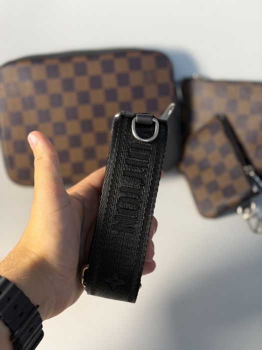 Шкіряна сумка  louis vuitton 3в1