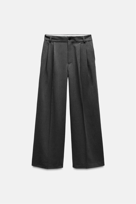 Жилет з ремінцем позаду та штани з прдвійними защіпами від Zara