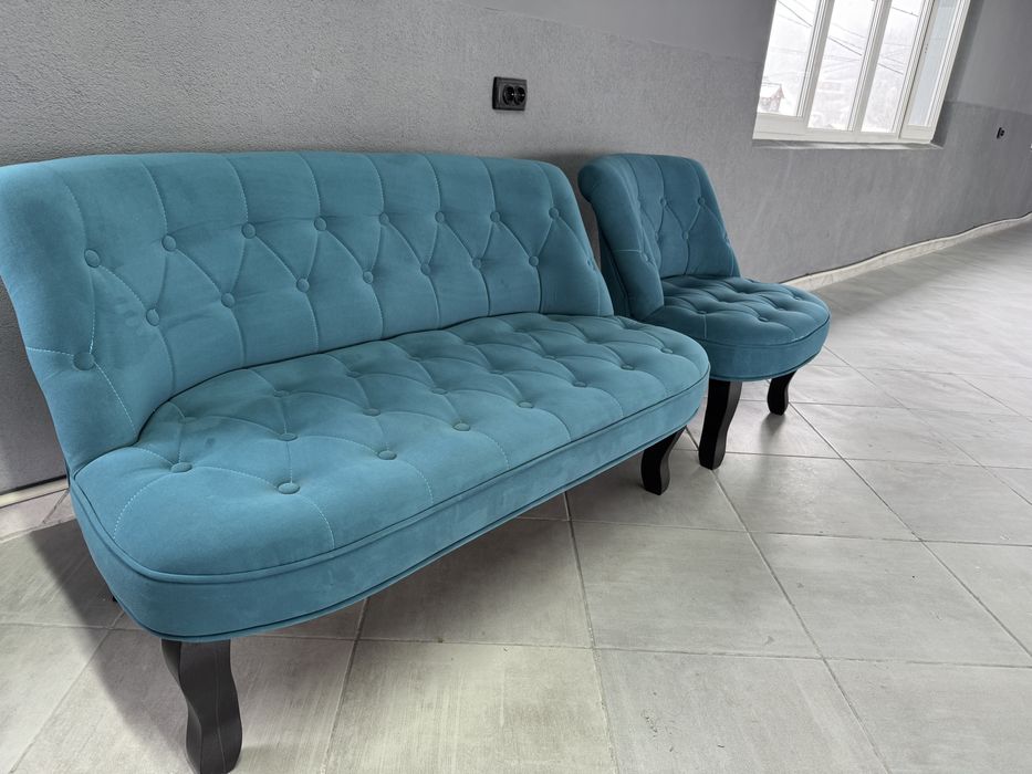 Диван з кріслом стильний сучасний