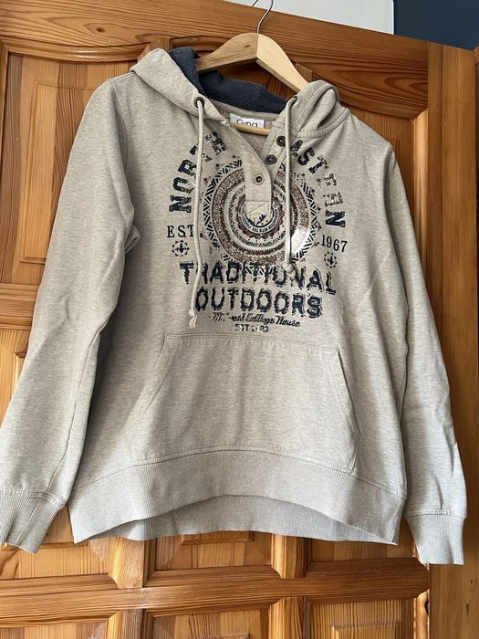 Bluza beżowa (+granat)