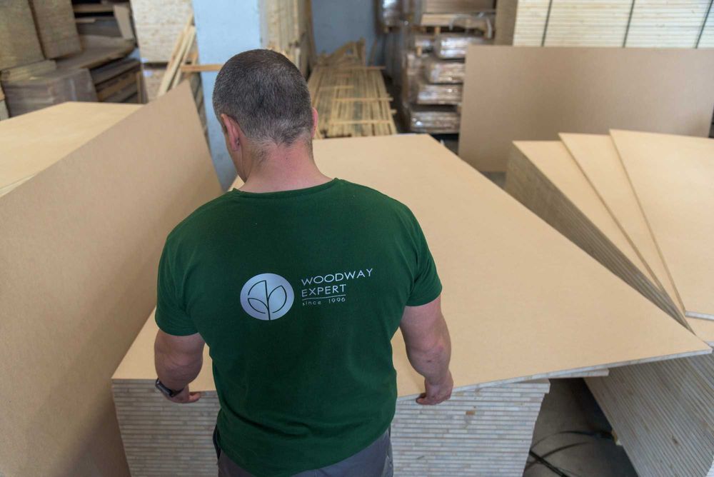 Столярна плита Дуб, Ясен, Горіх, Черешня, Сейба, HDF