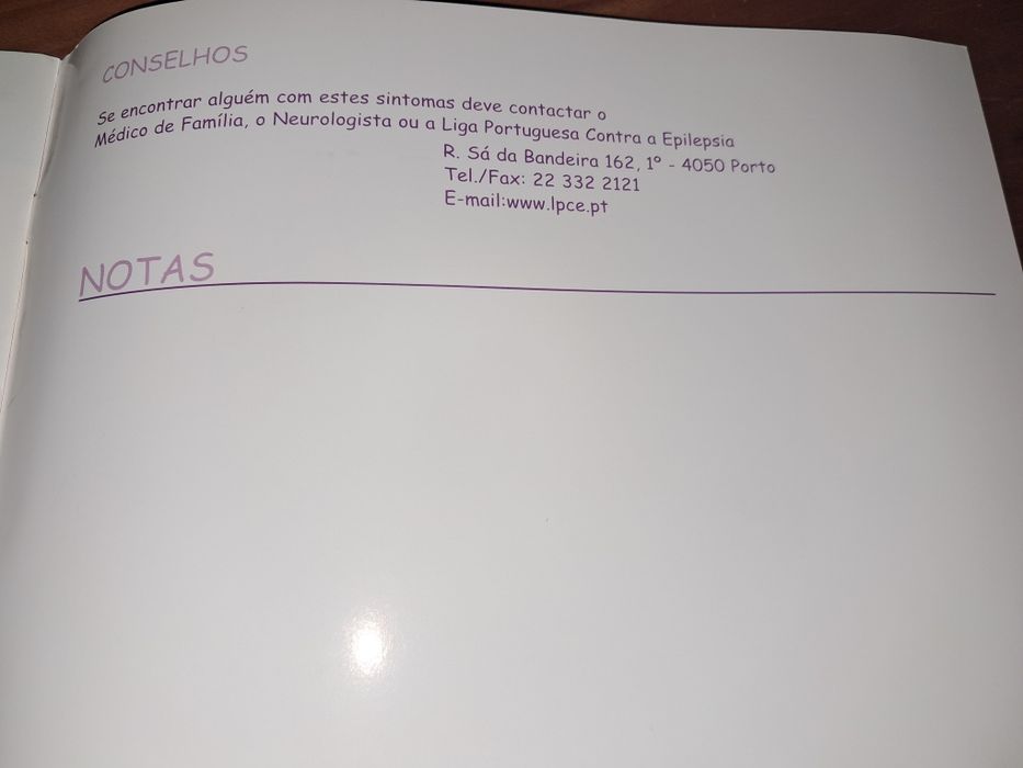 Livro Educativo sobre Epilepsia