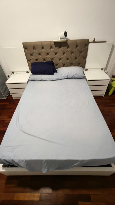 Cama casal com colchão