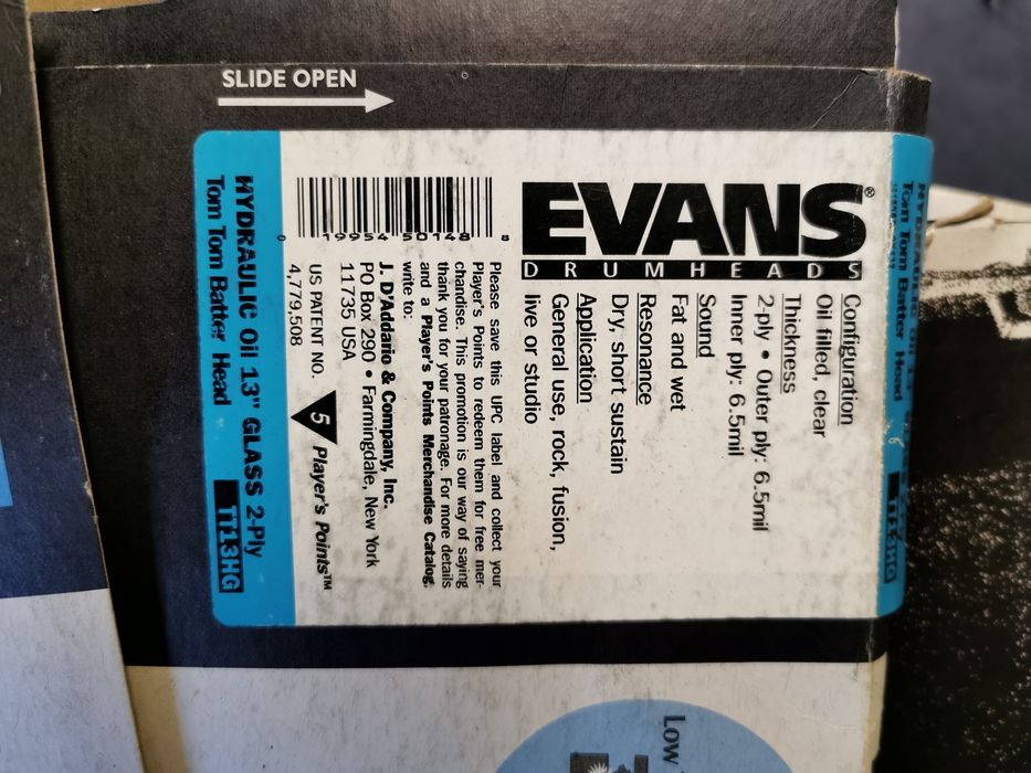 Peles EVANS e PREMIER