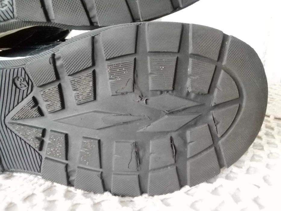 GRATIS skórzane Lasocki buty zimowe dziecięce chłopięce ocieplane 34