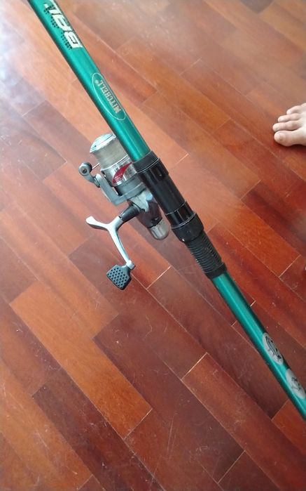 Cana de pesca 6metros com carrinho