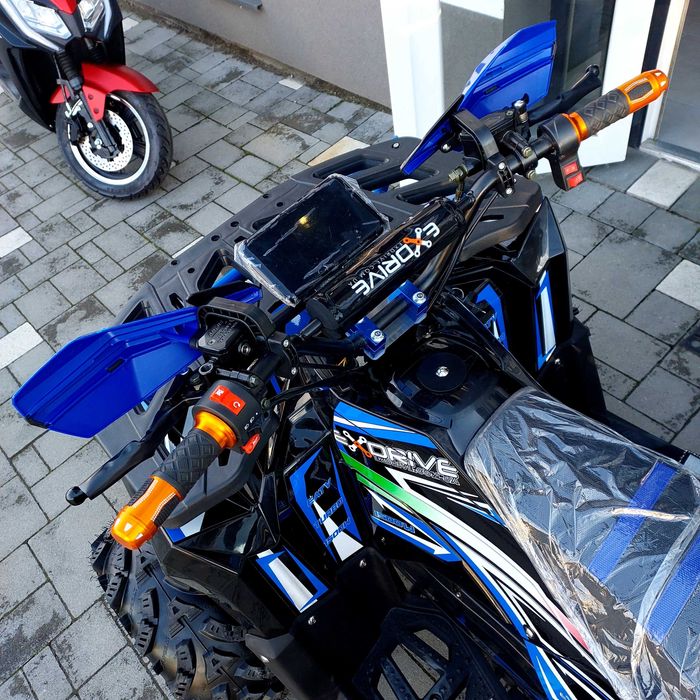 Електро квадроцикл Exdrive 1500W 60V, LED-фари, 45 км/год, доставка