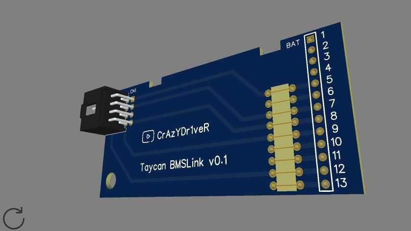 Taycan BMSLink adapter board adaptador bateria para BMS universal
