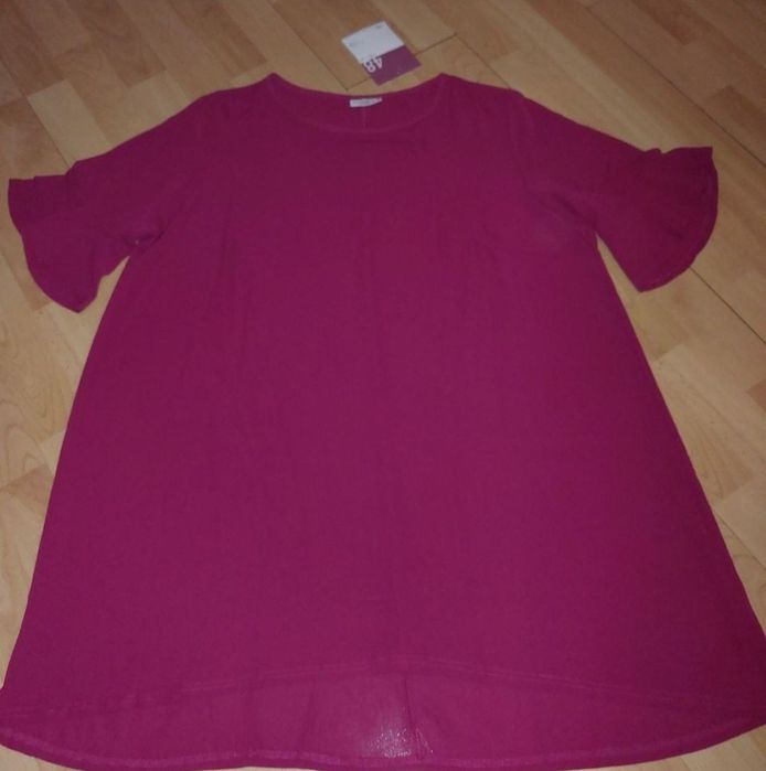 Nowa dłuższa bluzka tunika 48 50 tuszująca 4xl 5xl plus size