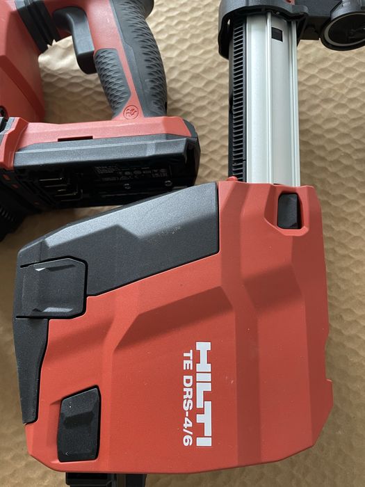 Młotowiertarka HILTI Nuron TE-6 plus odsysacz TE DRS-4/6, akumulator B 22-110.