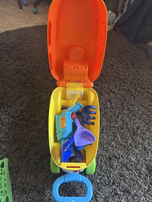 Дитяча валіза-каталка 3 в 1 BKids Ведмедик / Толокар / Ходунки