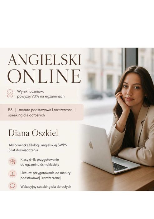 Angielski online E8 | Przygotowanie do egzaminu ósmoklasisty