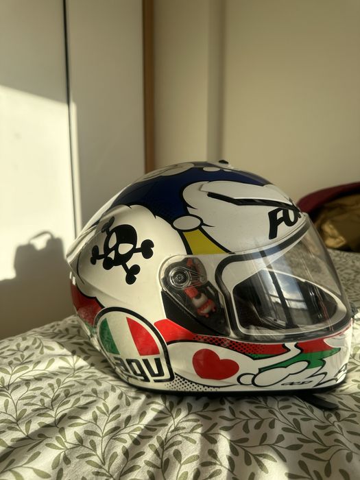 Capacete AGV em muito bom estado