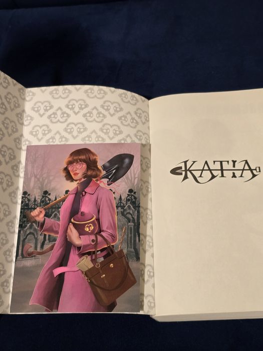 Książka Katia Cmentarne Love Story Aneta Jadowska + karta/zdjęcie