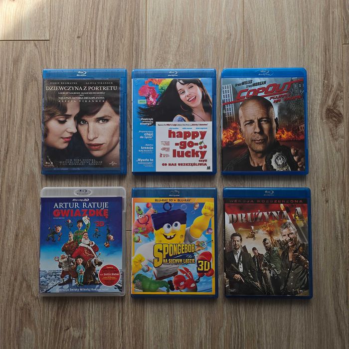Filmy i bajki na Blu-ray, stan BDB, [20 zł/szt.]