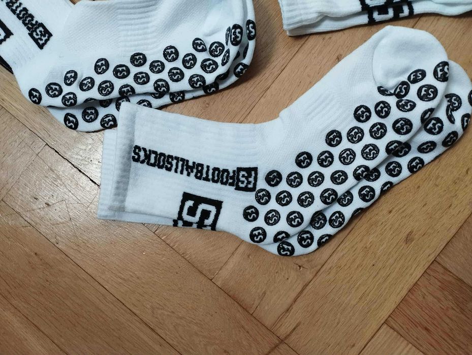 Skarpety piłkarskie Footballsocks białe 5 par